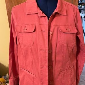 🎉3 for $30.🎉 Croft & Barrow stretch button down jacket